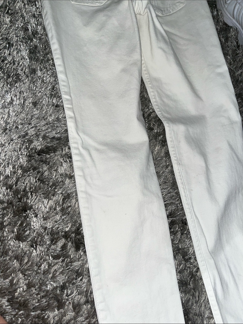 Hollister White Stretch Skinny Jeans - Picture 9 of 9